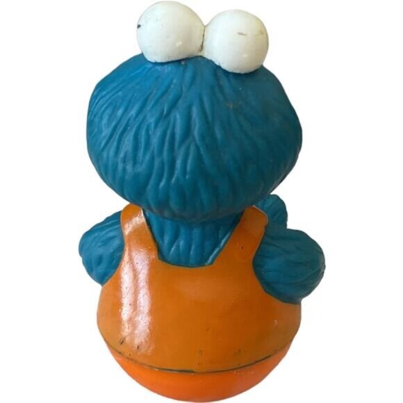 Playskool Sesame Street Weebles Cookie Monster Action Figure Toy - Picture 3 of 4